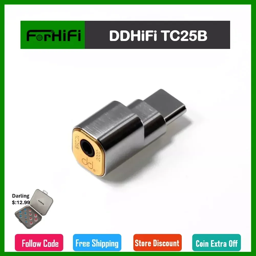 DD ddHiFi TC25B Адаптер для наушников USB-C TypeC с разъемом 2,5 мм для смартфонов Android, поддержка до 384 кГц/32 бит
DD ddHiFi TC25B Адаптер для наушников USB-C TypeC с разъемом 2,5 мм для смартфонов Android, поддержка до 384 кГц/32 бит