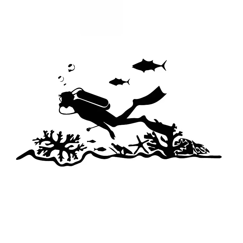Car Sticker Dangerous Submarine Diving Adventure Car Fashion Decal Fish PVC Car Decoration Sticker Black/White, 17cm*9cm
Car Sticker Dangerous Submarine Diving Adventure Car Fashion Decal Fish PVC Car Decoration Sticker Black/White, 17cm*9cm