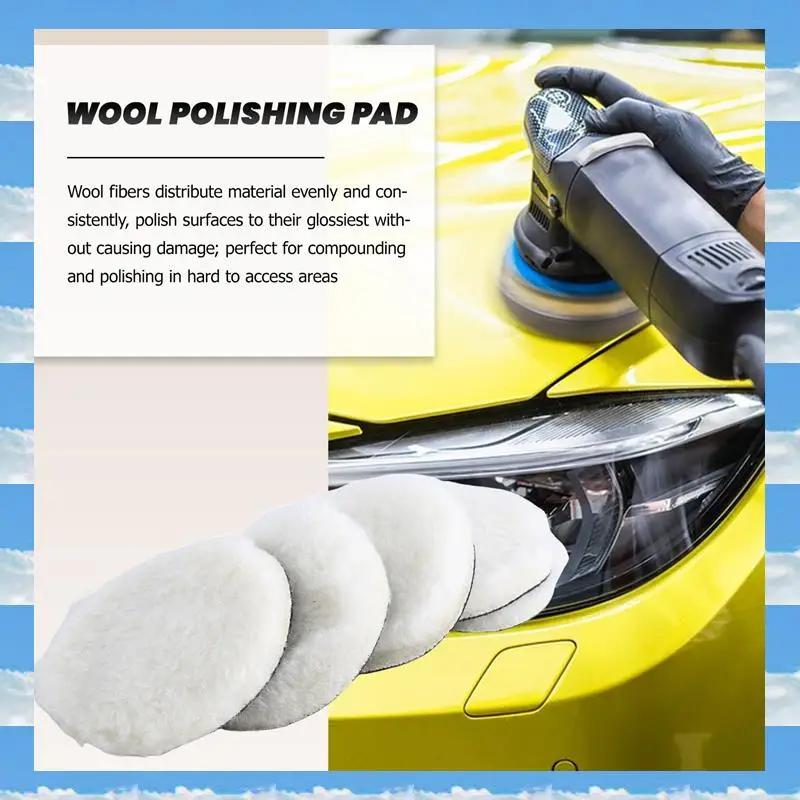 A11I 10 Pcs 125 Mm Car Polishing Pad 5 Inch Inch Polish Waxing Pads Wool Polisher Bonnet Car Paint Care Wool Polishing Pad
A11I 10 Pcs 125 Mm Car Polishing Pad 5 Inch Inch Polish Waxing Pads Wool Polisher Bonnet Car Paint Care Wool Polishing Pad