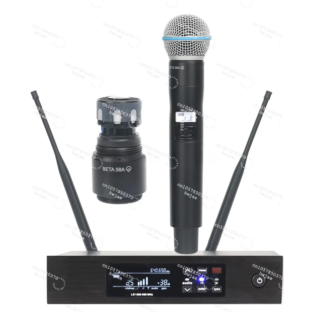 QLXD4 BETA58A BETA87A KSM9 UHF Wireless Handheld Karaoke Microphone Professional Metal Wireless System
QLXD4 BETA58A BETA87A KSM9 UHF Wireless Handheld Karaoke Microphone Professional Metal Wireless System