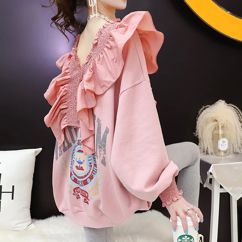 Early Spring 2021 Casual V-Neck Pullover Women'S Coat Thin Section Korean Loose Lazy Style Jacket Women Cartoon Long Sleeve Top
Early Spring 2021 Casual V-Neck Pullover Women'S Coat Thin Section Korean Loose Lazy Style Jacket Women Cartoon Long Sleeve Top
