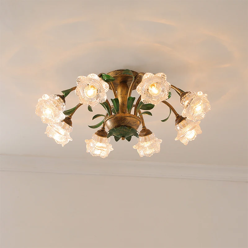 Living room lamp bedroom medieval vintage ceiling crystal lamp master bedroom pastoral French light luxury dining room American
Living room lamp bedroom medieval vintage ceiling crystal lamp master bedroom pastoral French light luxury dining room American