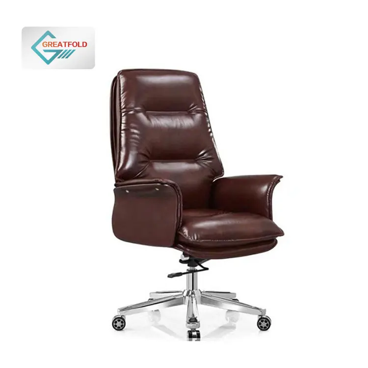 Luxury Boss Wheel Office Chair Modern Ergonomic Brown Leather Manager Office Executive Chair
Luxury Boss Wheel Office Chair Modern Ergonomic Brown Leather Manager Office Executive Chair