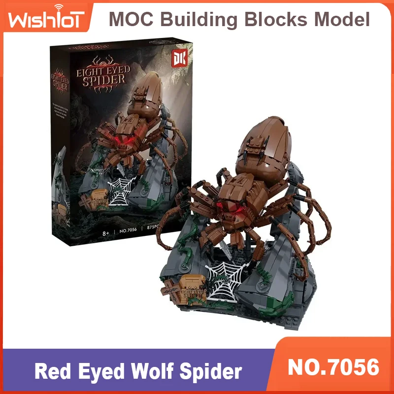 845PCS Red Eyed Wolf Spider Model Classic Forest Animal Building Blocks Bricks Desktop Decoration Toys For Kids Holiday Gifts
845PCS Red Eyed Wolf Spider Model Classic Forest Animal Building Blocks Bricks Desktop Decoration Toys For Kids Holiday Gifts