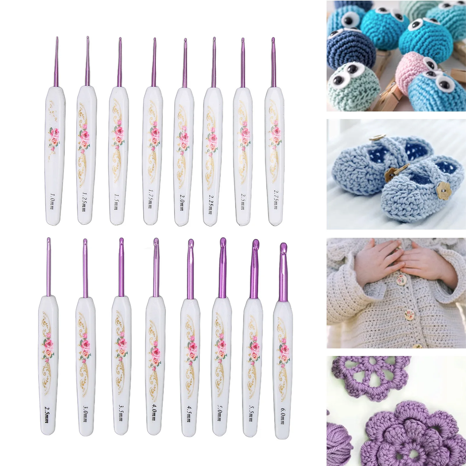 16pcs Crochet Hooks Kit Ergonomic Crochet Needles Set Multipurpose Crochet Hooks With Case For DIY Hand Knitting
16pcs Crochet Hooks Kit Ergonomic Crochet Needles Set Multipurpose Crochet Hooks With Case For DIY Hand Knitting