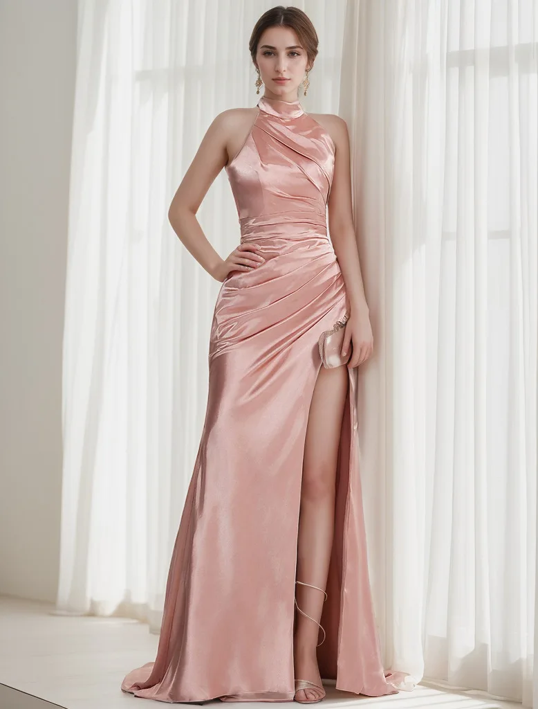 New bridesmaid dress long dress sexy elegant prom evening dress split party sexy temperament elegant high-end clothing dance
New bridesmaid dress long dress sexy elegant prom evening dress split party sexy temperament elegant high-end clothing dance