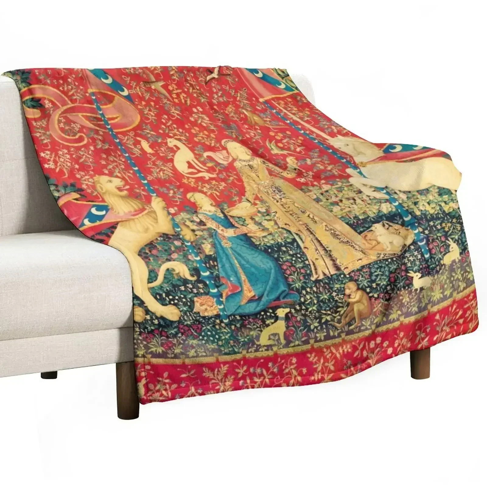 LADY AND UNICORN Taste, Red Green Fantasy Flowers,Animals Throw Blanket Camping Stuffeds Blankets
LADY AND UNICORN Taste, Red Green Fantasy Flowers,Animals Throw Blanket Camping Stuffeds Blankets