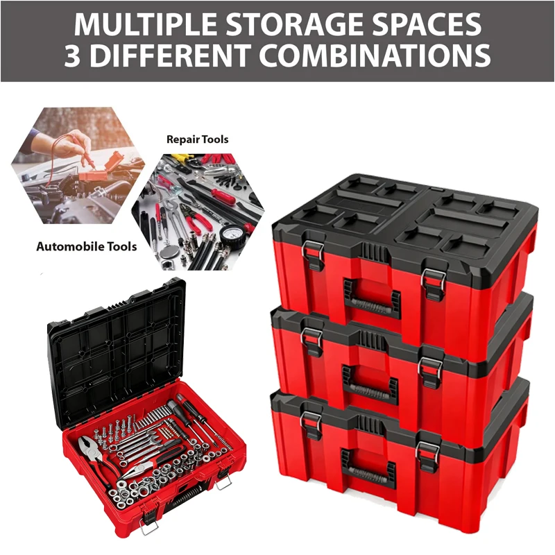 Красный комбинированный ящик для инструментов, большой ящик для хранения, промышленный многофункциональный ящик для инструментов большой емкости, жесткий футляр для хранения в гараже
Красный комбинированный ящик для инструментов, большой ящик для хранения, промышленный многофункциональный ящик для инструментов большой емкости, жесткий футляр для хранения в гараже