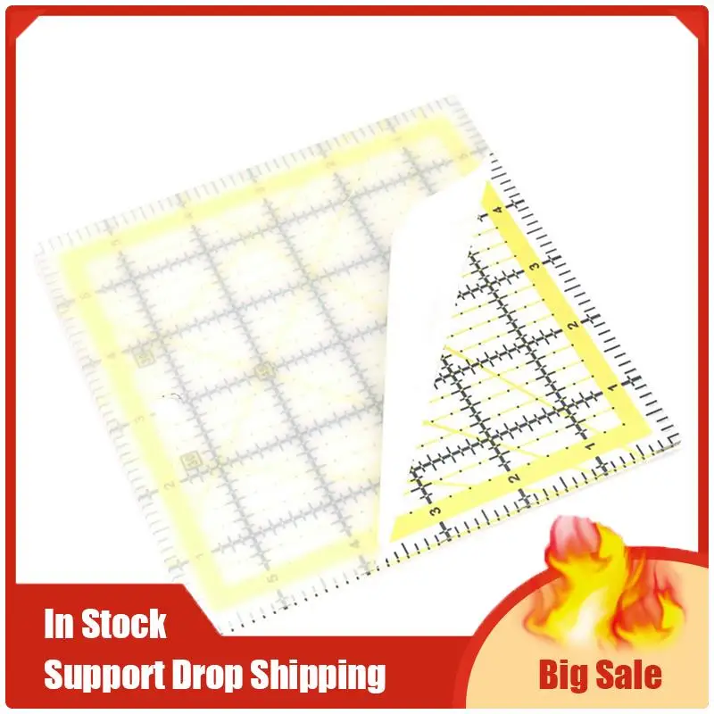 4Piece Multifunctional Acrylic Patchwork Ruler Tool Set Square Sewing Ruler Measuring Ruler
4Piece Multifunctional Acrylic Patchwork Ruler Tool Set Square Sewing Ruler Measuring Ruler
