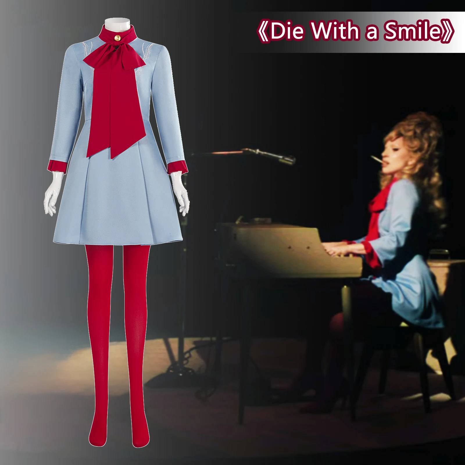 Die With A Smile Gaga Cosplay Costumes MV Dresses Role Play Uniform Halloween Carnival Party Outfit For Women
Die With A Smile Gaga Cosplay Costumes MV Dresses Role Play Uniform Halloween Carnival Party Outfit For Women