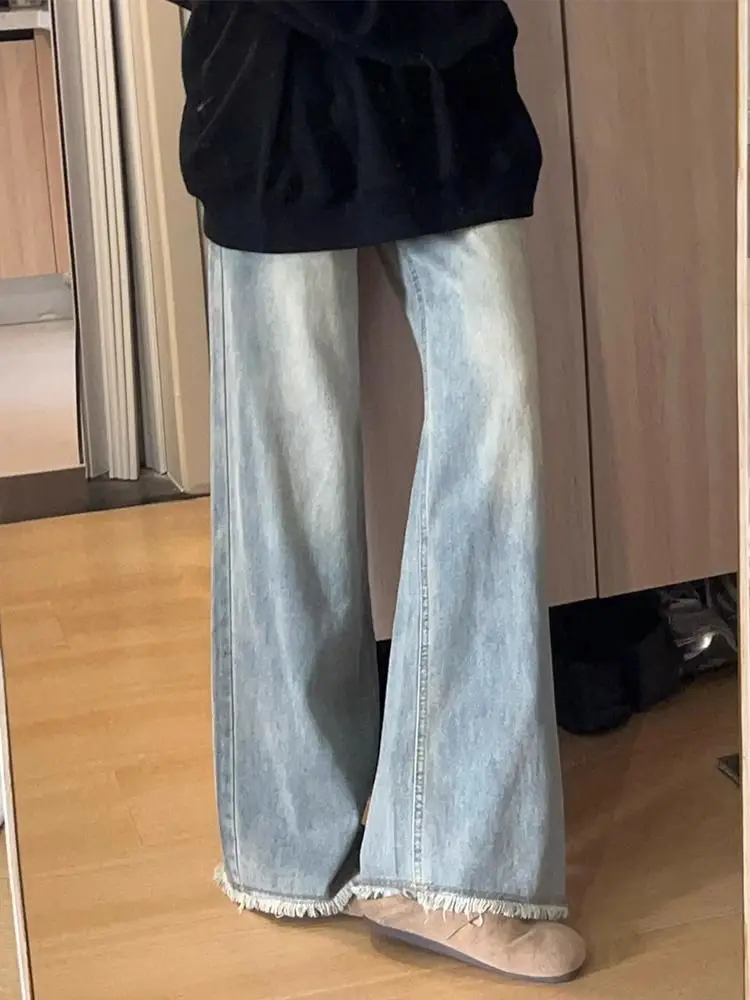 Baggy Jeans Clothes For Women Washed Denim European Series Vintage Blue Y2K Loose Streetwear Fit Style Harajuku High Waist
Baggy Jeans Clothes For Women Washed Denim European Series Vintage Blue Y2K Loose Streetwear Fit Style Harajuku High Waist