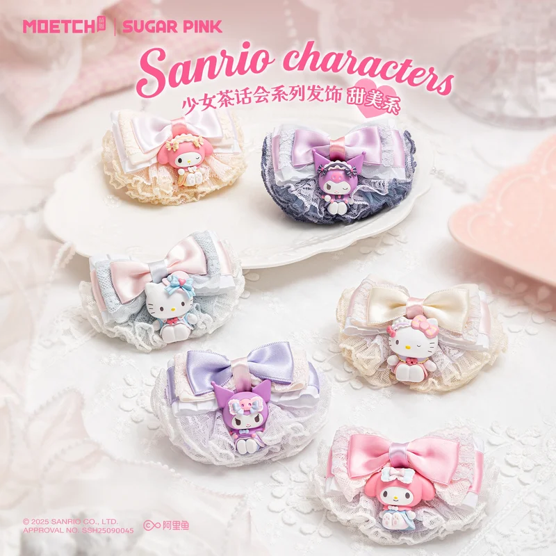 Sanrio Cartoon Sweet Tea Party Series Hair Accessories Blind Box Cute Kt Cat Kuromi Hair Clips Headwear Lovely Gifts For Girls
Sanrio Cartoon Sweet Tea Party Series Hair Accessories Blind Box Cute Kt Cat Kuromi Hair Clips Headwear Lovely Gifts For Girls