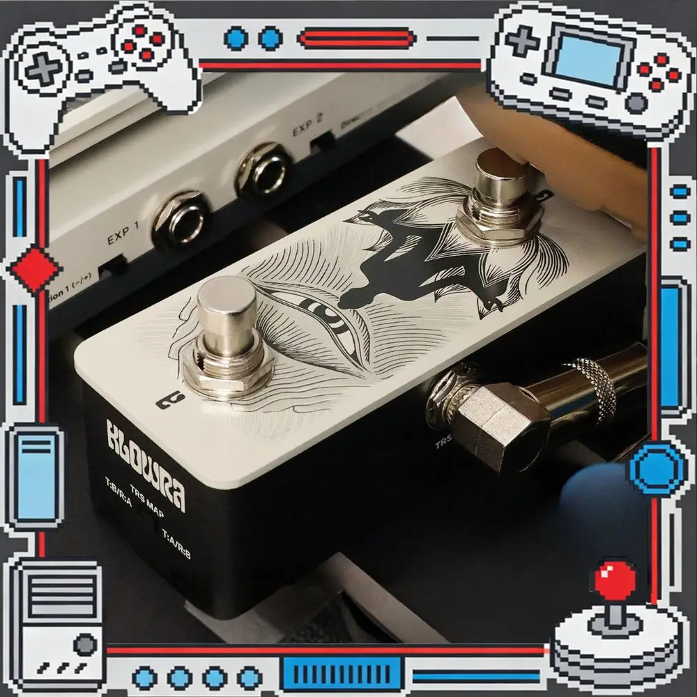 KLOWRA Anima Dual Momentary Guitar Footswitch TRS External Foot Controller for Multi-Effects Looper Pedals No Battery Required
KLOWRA Anima Dual Momentary Guitar Footswitch TRS External Foot Controller for Multi-Effects Looper Pedals No Battery Required