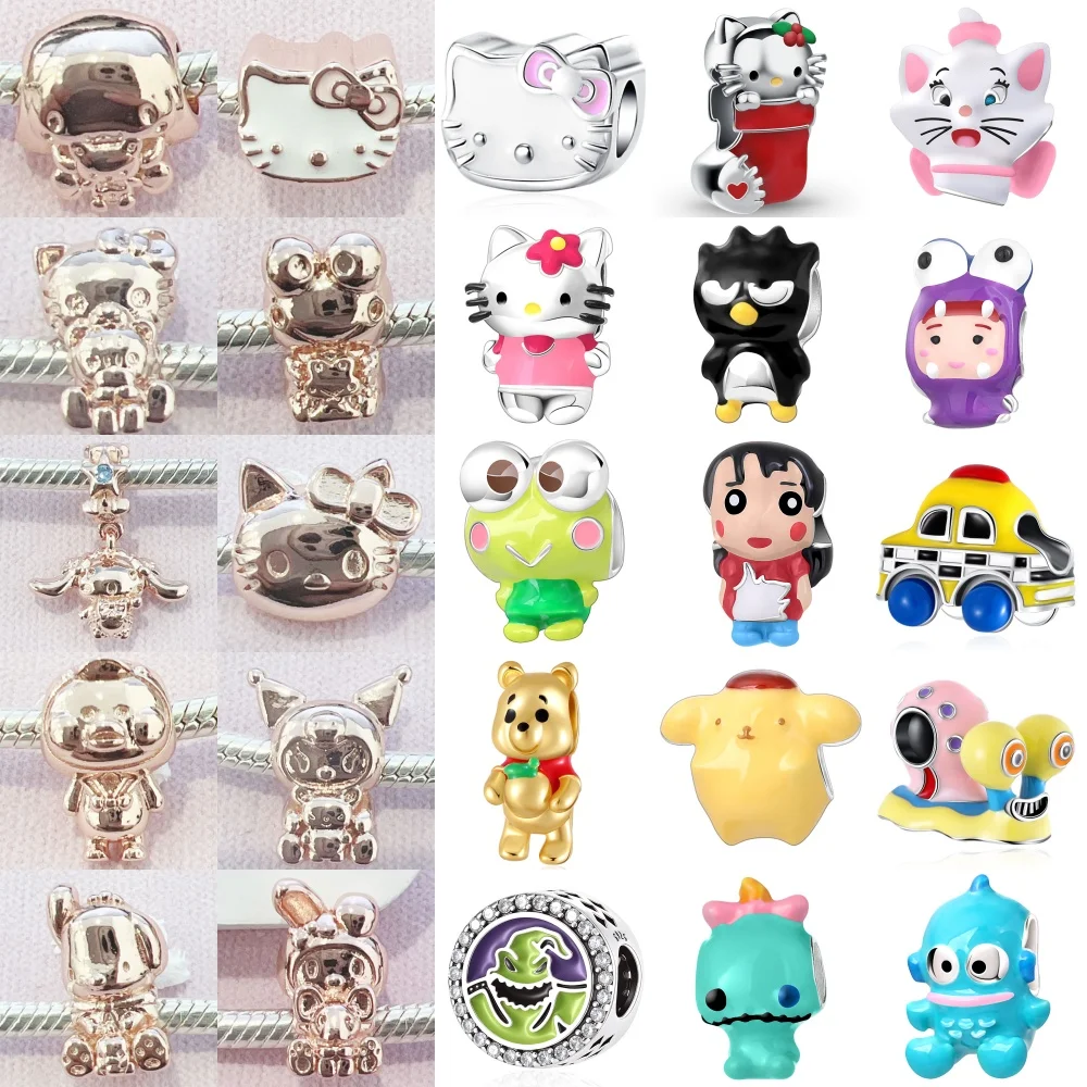 Мультяшный милый кот, лягушка, улитка, кулон из бисера, серебро 925 пробы, подходит для европейского оригинального браслета, аксессуары «сделай сам», изысканные ювелирные изделия
Мультяшный милый кот, лягушка, улитка, кулон из бисера, серебро 925 пробы, подходит для европейского оригинального браслета, аксессуары «сделай сам», изысканные ювелирные изделия