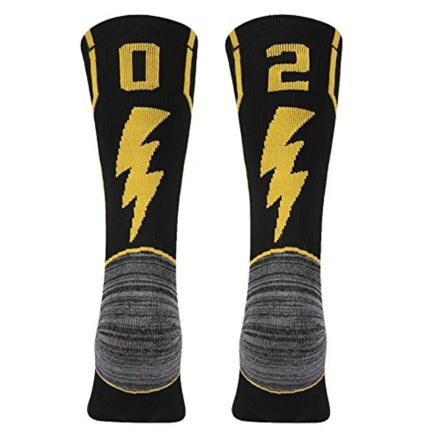 Adult Youth Mid Calf Cushion Sports Socks for Basketball Football Baseball Gold
Adult Youth Mid Calf Cushion Sports Socks for Basketball Football Baseball Gold