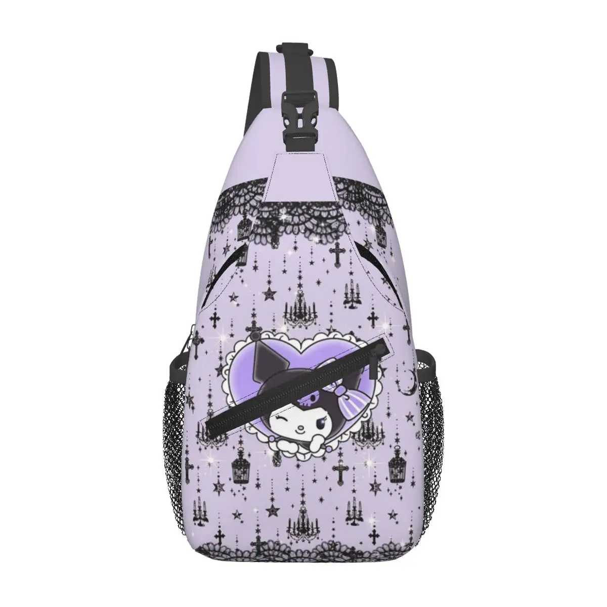 Custom New Anime Cartoons Kuromi Backpack For Traveling Hiking Bags Shoulder Crossbody Chest Backpack Sling Crossbody Backpack
Custom New Anime Cartoons Kuromi Backpack For Traveling Hiking Bags Shoulder Crossbody Chest Backpack Sling Crossbody Backpack