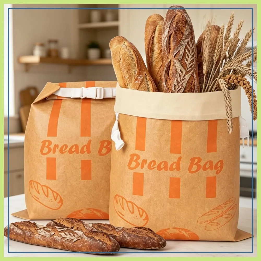Reusable Beeswax Bread Bags, 2 Pack 17x13 Inch XL Sourdough Bread Storage with Cotton Lining
Reusable Beeswax Bread Bags, 2 Pack 17x13 Inch XL Sourdough Bread Storage with Cotton Lining