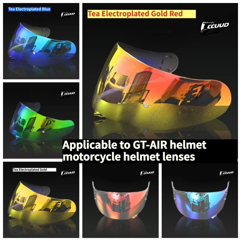 New Helmet Visor for SHOEI GT Air Visor Motorcycle Helmet Lens Visor UV Protection Anti-scratch
New Helmet Visor for SHOEI GT Air Visor Motorcycle Helmet Lens Visor UV Protection Anti-scratch