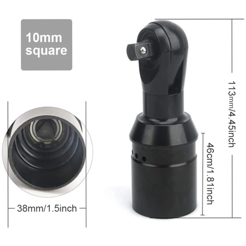 AA58 Ratchet Wrench Head 3/8 Inch Square Drive 10mm Heavy Duty for Electric Cordless Ratchet Wrench Industrial Grade Tool
AA58 Ratchet Wrench Head 3/8 Inch Square Drive 10mm Heavy Duty for Electric Cordless Ratchet Wrench Industrial Grade Tool