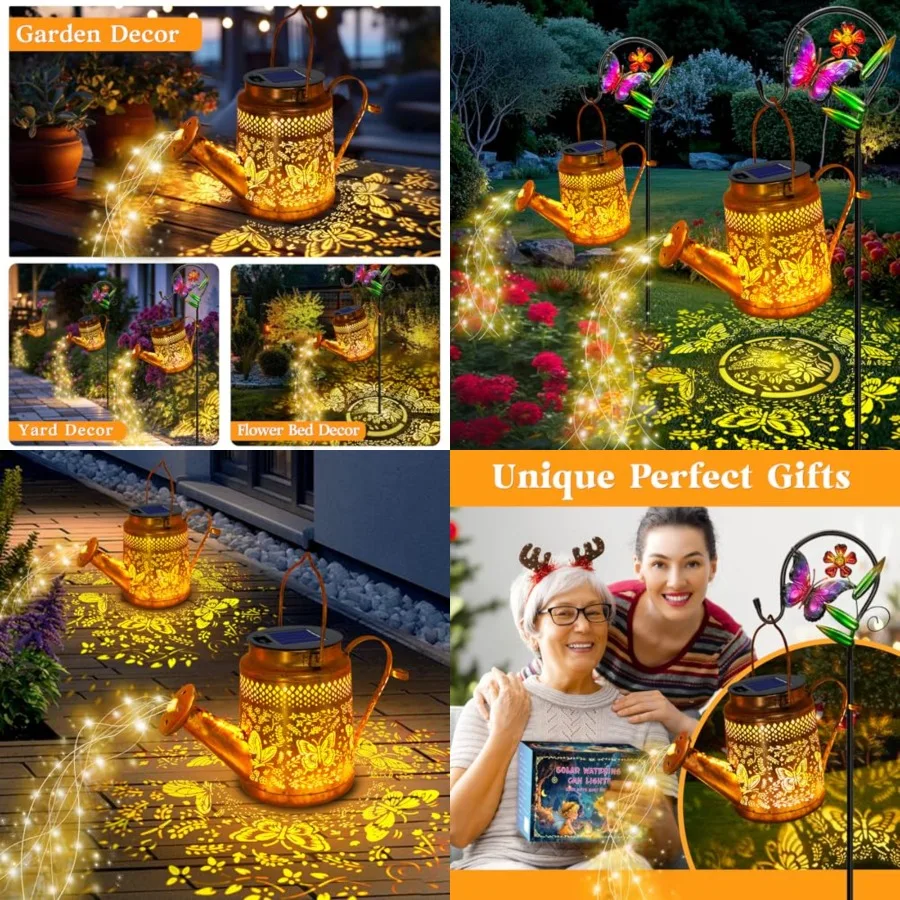Big Solar Butterfly Watering Can Lights, Gift For Mom Grandma Women Wife Daughter Mother's Day, Waterproof Outdoor Decor Light
Big Solar Butterfly Watering Can Lights, Gift For Mom Grandma Women Wife Daughter Mother's Day, Waterproof Outdoor Decor Light