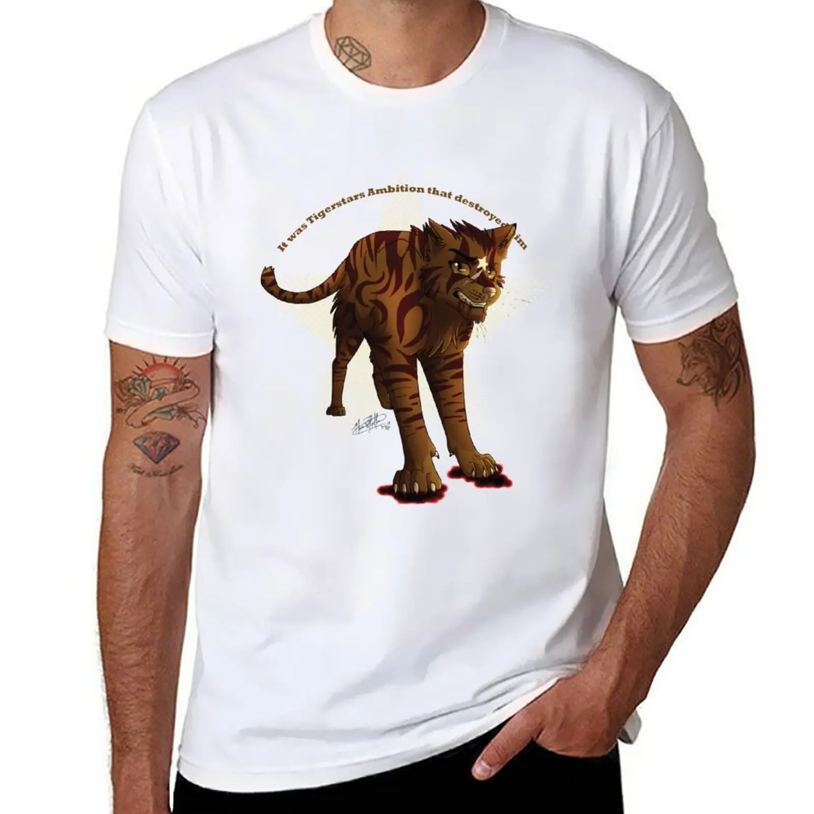 Tigerstar Warrior Cats fanart for Warriors lovers T-Shirt t shirts designer men t shirt cotton 100% T-Shirt 
Tigerstar Warrior Cats fanart for Warriors lovers T-Shirt t shirts designer men t shirt cotton 100% T-Shirt