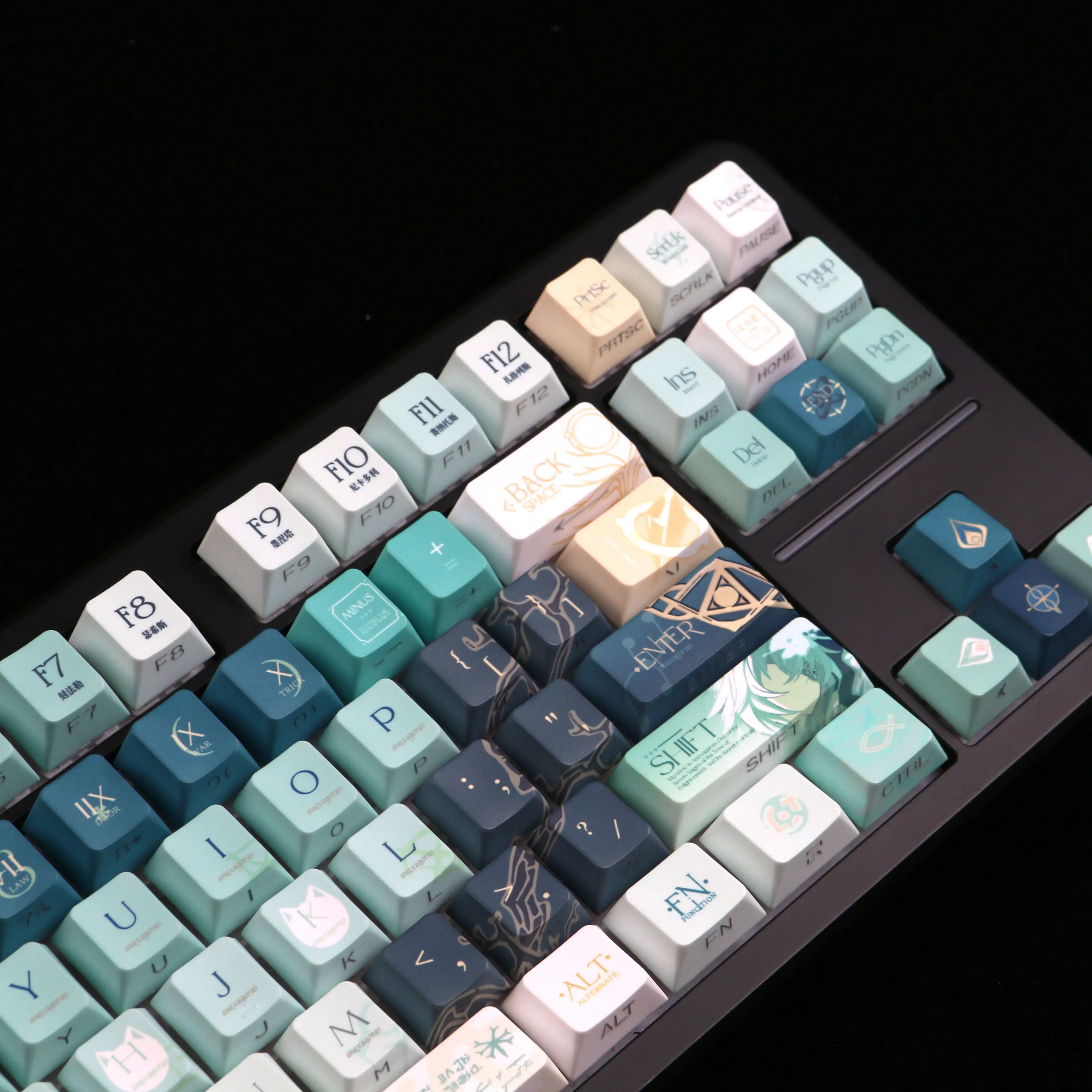 Колпачки клавиш с боковой печатью и RGB-подсветкой, 132 клавиши на заказ, аниме, 5 боковых красителей, колпачки из ПБТ, вишневый профиль для переключателей MX, механическая клавиатура
Колпачки клавиш с боковой печатью и RGB-подсветкой, 132 клавиши на заказ, аниме, 5 боковых красителей, колпачки из ПБТ, вишневый профиль для переключателей MX, механическая клавиатура