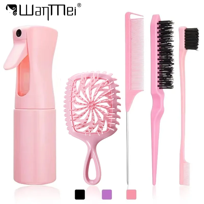 Набор из 5 расчесок: мини-расческа-вертушка, полая расческа, расческа с ушками, щетка для укладки краев волос, распылитель для волос, инструменты для салонной укладки
Набор из 5 расчесок: мини-расческа-вертушка, полая расческа, расческа с ушками, щетка для укладки краев волос, распылитель для волос, инструменты для салонной укладки