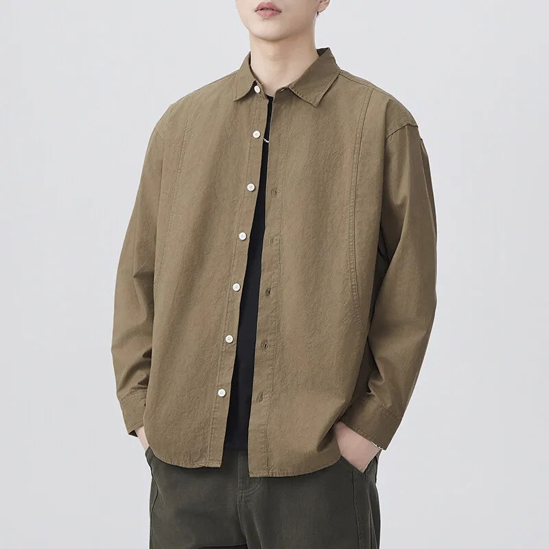 100% Cotton, Solid Color Jacket 2025 Daily Casual Jacket Men's Spring/Summer Long Sleeve Shirt, Breathable and Moisture-Wicking
100% Cotton, Solid Color Jacket 2025 Daily Casual Jacket Men's Spring/Summer Long Sleeve Shirt, Breathable and Moisture-Wicking