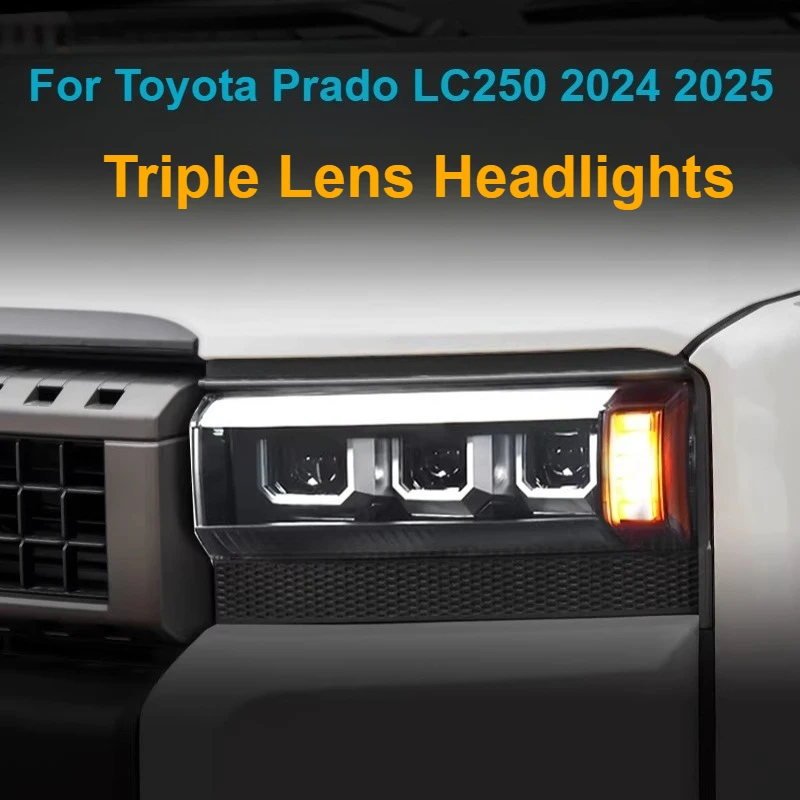 For Toyota Prado LC250 2024 2025 Headlight Assembly Upgrade LED Projector Daytime Running Light Turn Signal Accessories
For Toyota Prado LC250 2024 2025 Headlight Assembly Upgrade LED Projector Daytime Running Light Turn Signal Accessories