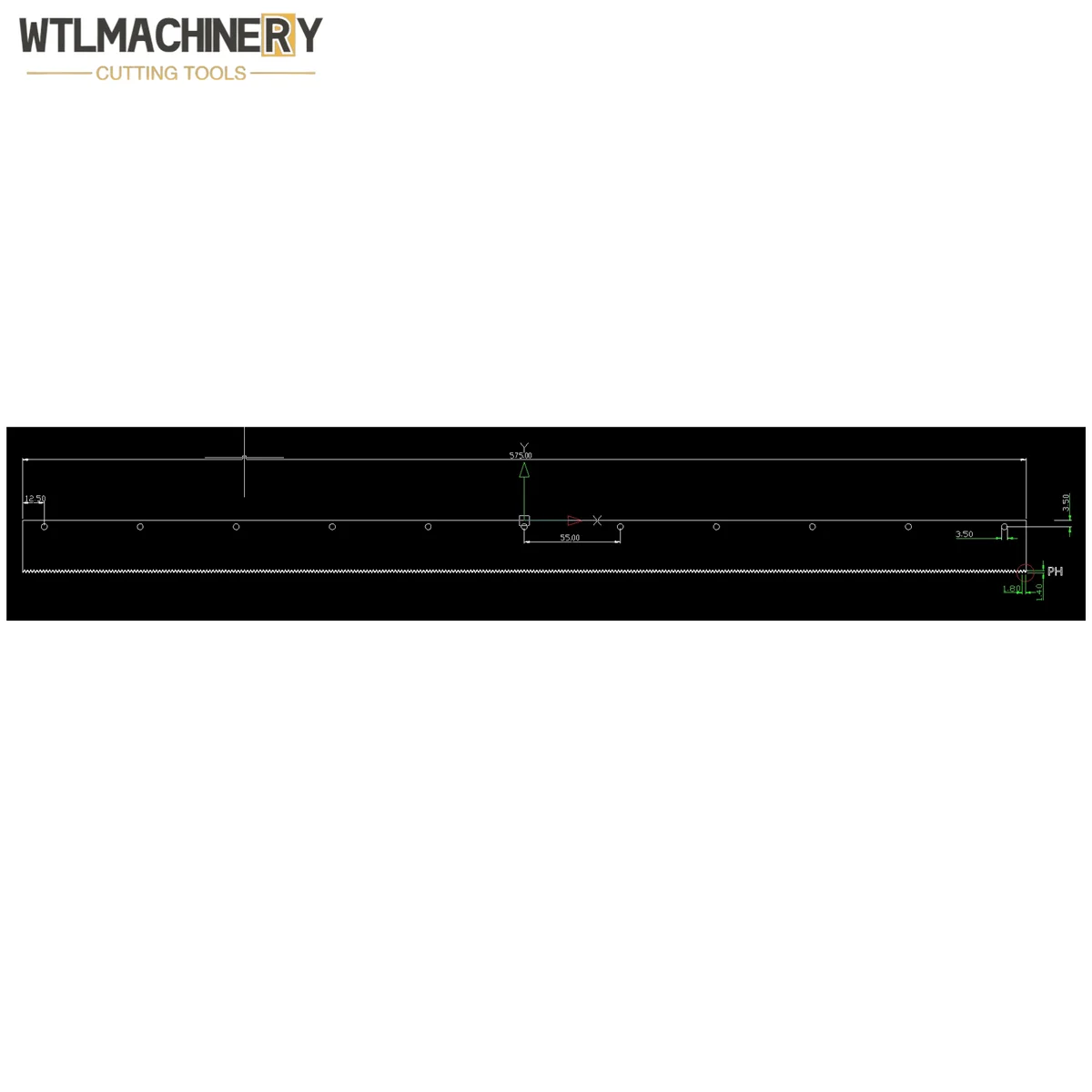 50Pcs Cutting Tooth Blade With Holes Customize 575x30x0.5mm Teeth pitch:1.8mm Stainless Steel For Food Sealing Film cutting
50Pcs Cutting Tooth Blade With Holes Customize 575x30x0.5mm Teeth pitch:1.8mm Stainless Steel For Food Sealing Film cutting