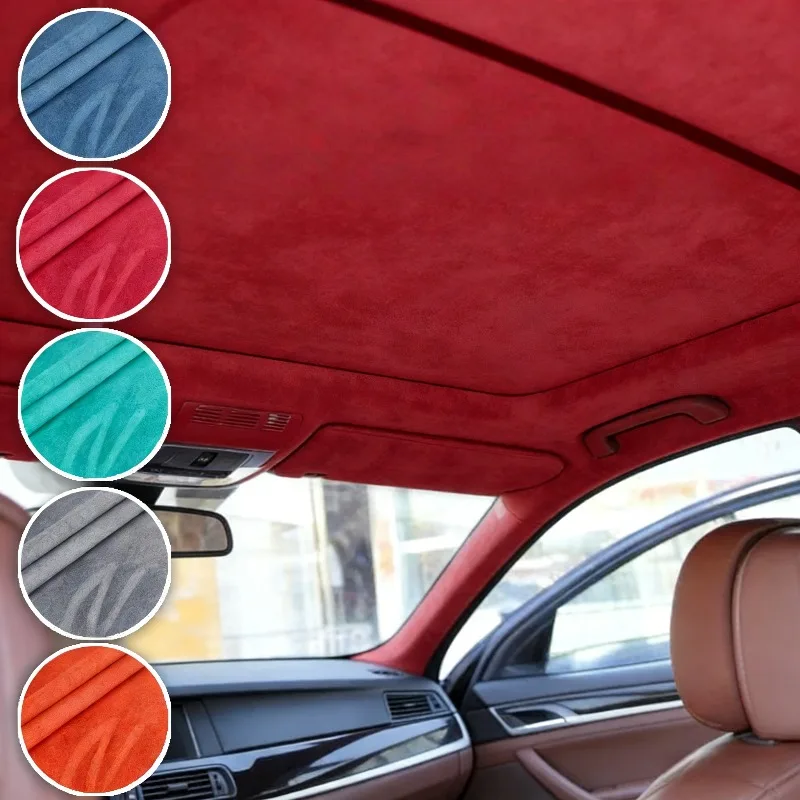 Universal Self-Adhesive Suede Car Roof Fabric for Auto Interior Ceiling Repair Makeover Lining Suede Leather Headliner Fabric
Universal Self-Adhesive Suede Car Roof Fabric for Auto Interior Ceiling Repair Makeover Lining Suede Leather Headliner Fabric