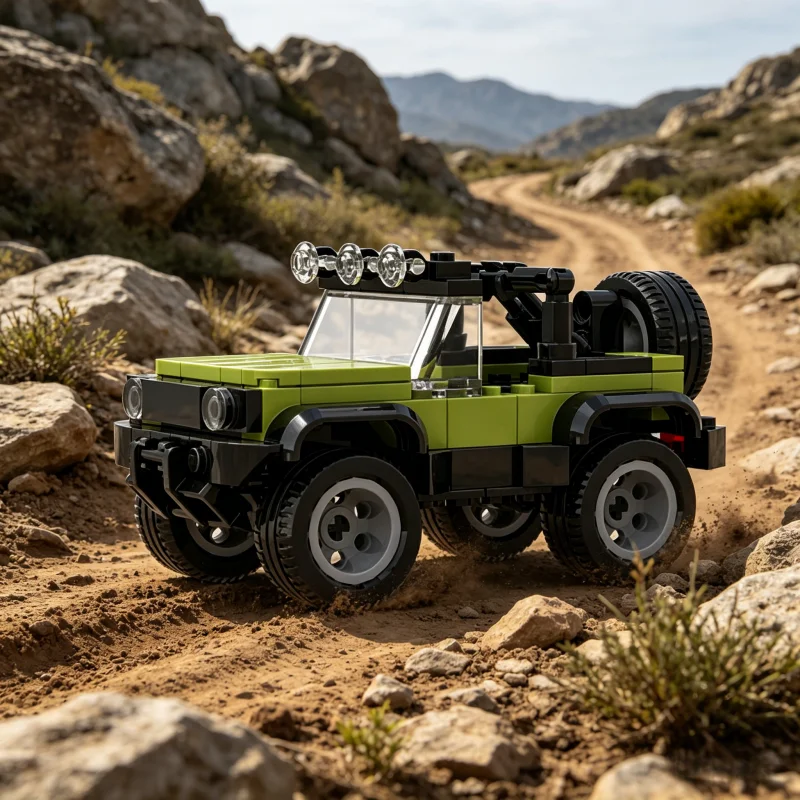 MOC Assembled Toy Building Blocks Suzukied Jimnys Convertible Off-road Vehicle Creative Garage Car Model Collection Holiday Gift
MOC Assembled Toy Building Blocks Suzukied Jimnys Convertible Off-road Vehicle Creative Garage Car Model Collection Holiday Gift
