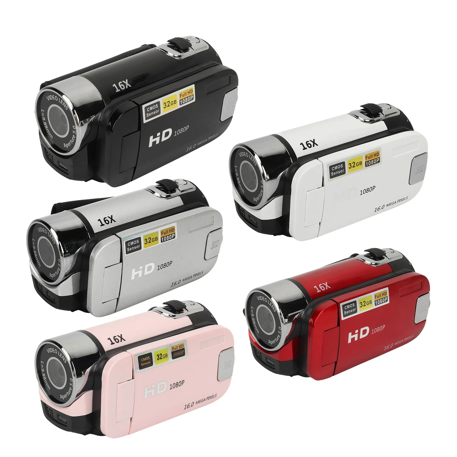 D90 1080P 16MP Digital Camera 2.4 Inch Rotatable Screen Camcorder 16X Zoom HD Video Recorder with Fill Light new
D90 1080P 16MP Digital Camera 2.4 Inch Rotatable Screen Camcorder 16X Zoom HD Video Recorder with Fill Light new