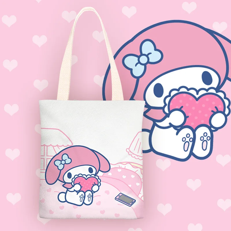 Sanrio женская сумка милая холщовая сумка через плечо милая сумка через плечо с сердечком для девочек универсальная сумка через плечо для покупок
Sanrio женская сумка милая холщовая сумка через плечо милая сумка через плечо с сердечком для девочек универсальная сумка через плечо для покупок