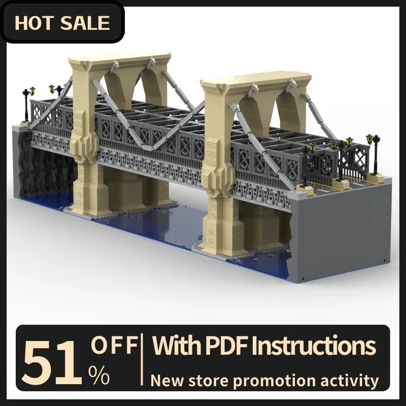 New 6877Pcs City Hot Street View Moc Modular Brooklyn Bridge Newyork Model Building Custom Puzzles Diy Creative Ideas Toys Gifts
New 6877Pcs City Hot Street View Moc Modular Brooklyn Bridge Newyork Model Building Custom Puzzles Diy Creative Ideas Toys Gifts