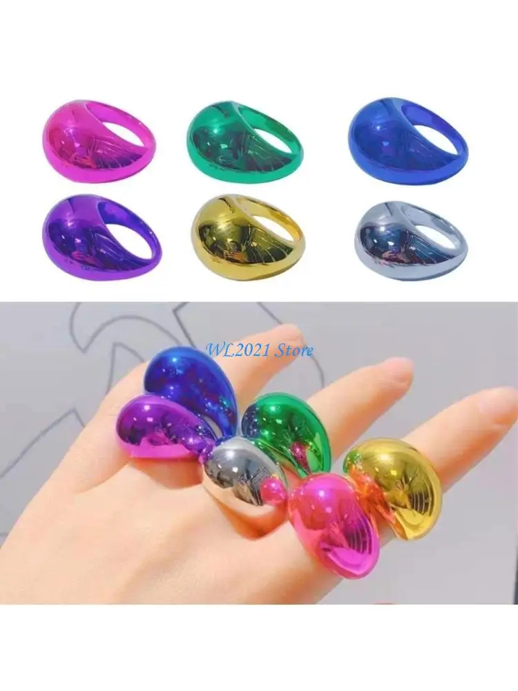 G5GC Eye-Catching Geometric Ring Resin Fashion Finger Rings Statement Pieces Trend Cocktail Ring Candy Color Jewellery Gift
G5GC Eye-Catching Geometric Ring Resin Fashion Finger Rings Statement Pieces Trend Cocktail Ring Candy Color Jewellery Gift