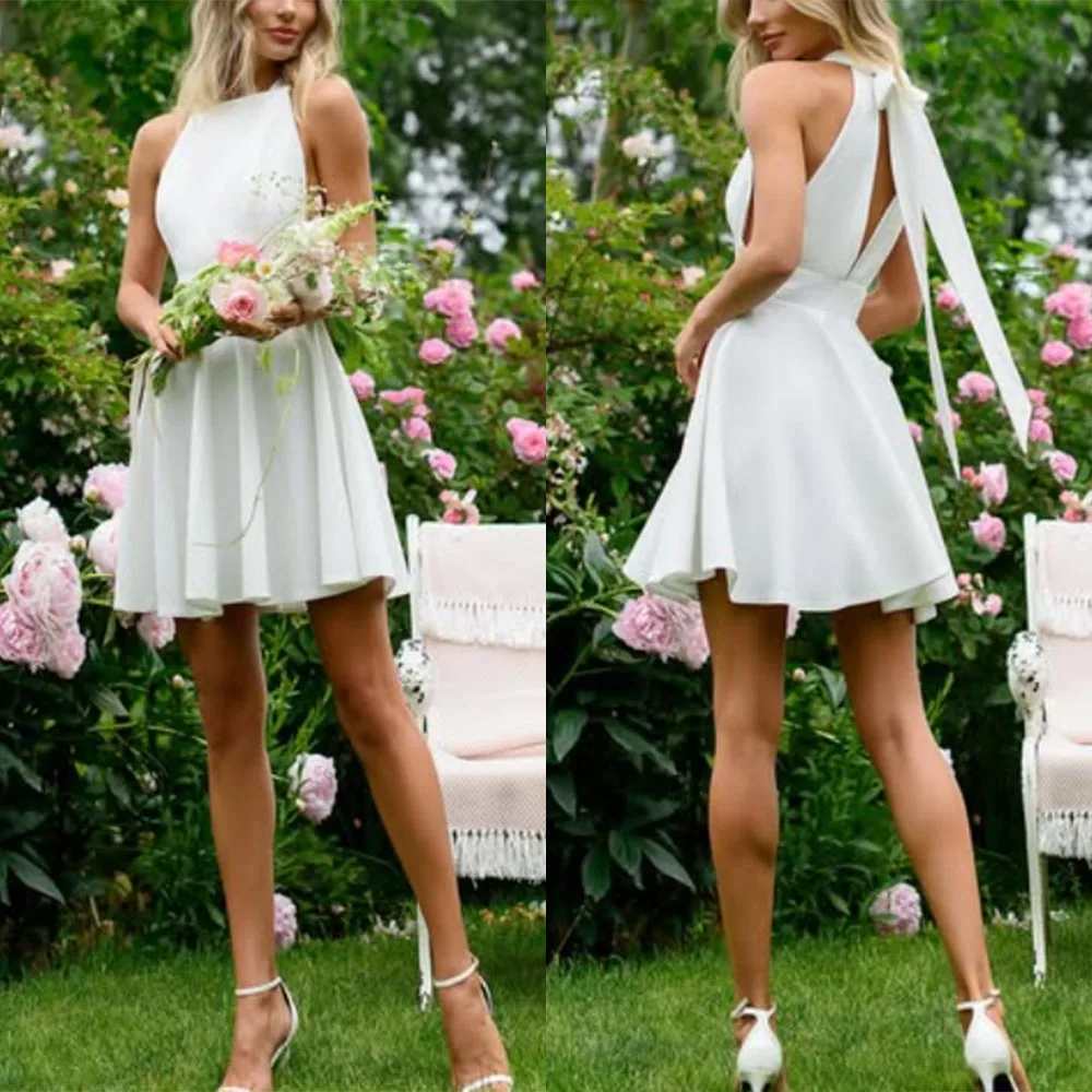 High Quality Customized Sleeveless Bow A-line Vestidos Elegantes Para Mujer Para Una Boda Dresses for Women Party Abendkleid
High Quality Customized Sleeveless Bow A-line Vestidos Elegantes Para Mujer Para Una Boda Dresses for Women Party Abendkleid