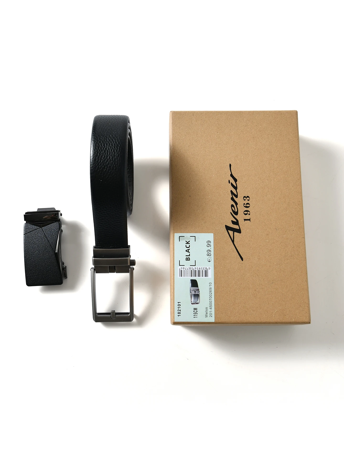 Men's Fashionable Double Buckle Calfskin Leather Belt Versatile Casual Simple Style Metal Buckle Waist Belt for All Seasons
Men's Fashionable Double Buckle Calfskin Leather Belt Versatile Casual Simple Style Metal Buckle Waist Belt for All Seasons