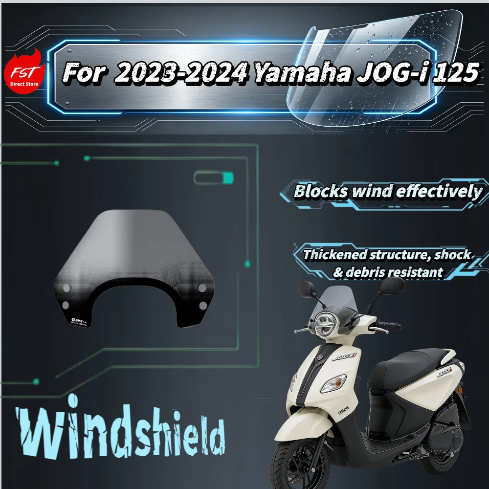 For 23-24 Yamaha Jog i 125 Special Front Windscreen Glass, Windproof Rainproof Wind Deflector Panel Scooter Mod Parts
For 23-24 Yamaha Jog i 125 Special Front Windscreen Glass, Windproof Rainproof Wind Deflector Panel Scooter Mod Parts