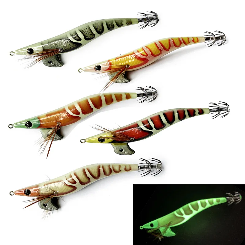 Glow Crowns Hook 3.0#3.5# Hard Bait Glow Shrimp Hook Squid Jigs Boat Sea Fishing Lure Set Artificial Cuttlefish Octopus Baits
Glow Crowns Hook 3.0#3.5# Hard Bait Glow Shrimp Hook Squid Jigs Boat Sea Fishing Lure Set Artificial Cuttlefish Octopus Baits