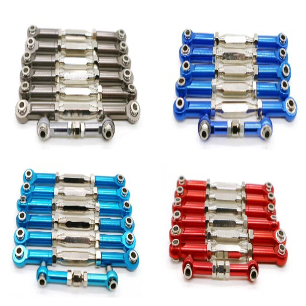 7pcs 1/10 Steering Link Rod Set Aluminum Alloy Wheelbase Rc Steering Link Rod Set For SLASH 4x4 RC Car Part Titanium
7pcs 1/10 Steering Link Rod Set Aluminum Alloy Wheelbase Rc Steering Link Rod Set For SLASH 4x4 RC Car Part Titanium