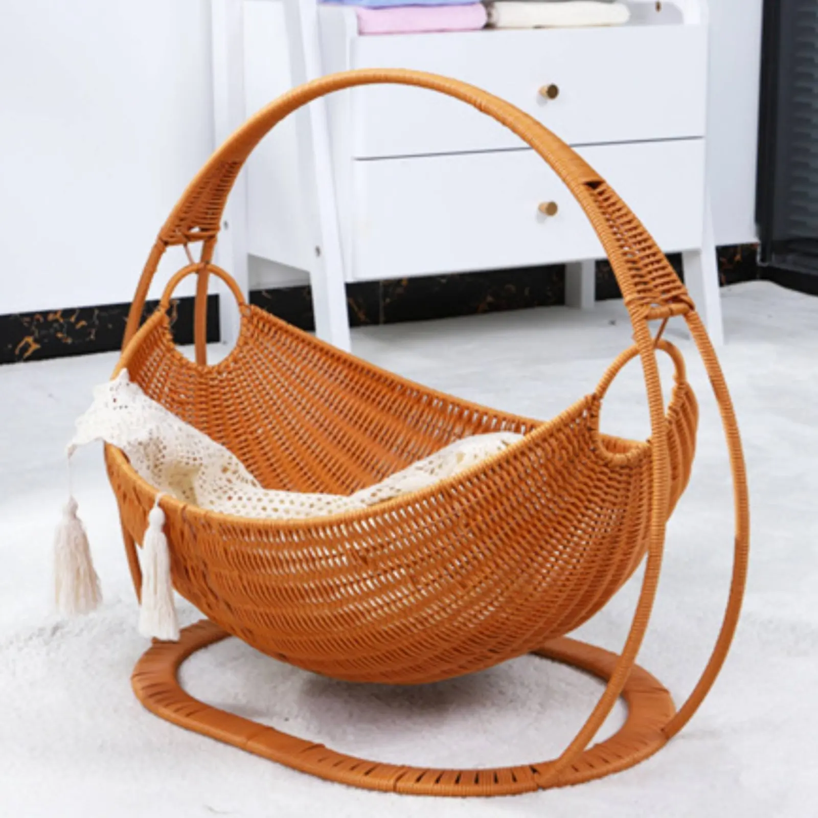 Rattan Feline Bed Removable Washable Feline Basket Bed Pet Furniture Year-Round Easy to Clean for Indoor
Rattan Feline Bed Removable Washable Feline Basket Bed Pet Furniture Year-Round Easy to Clean for Indoor