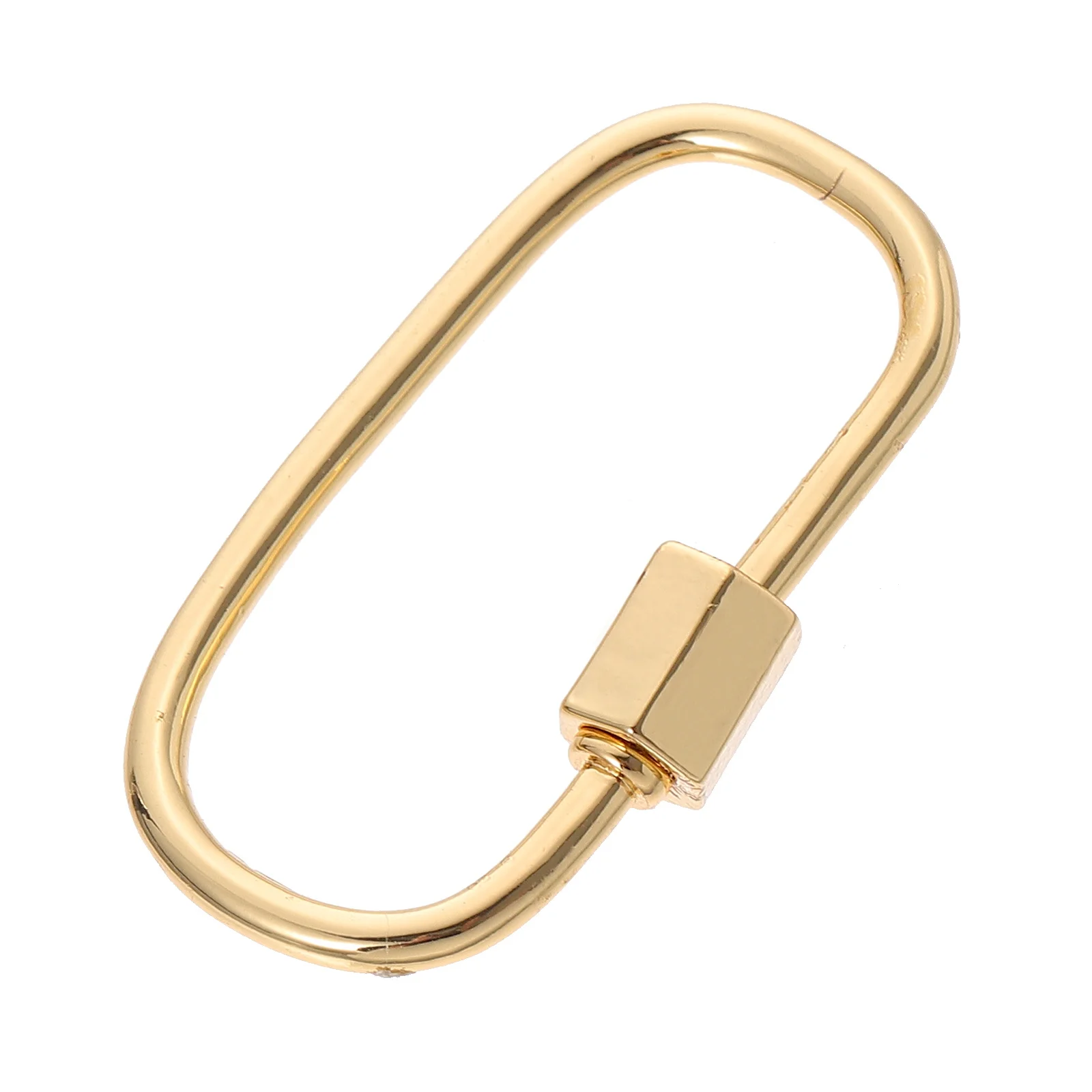 Oval Turnbuckle Pendant Gold Screw Carabiner Jewelry Making Findings Charms for Necklace
Oval Turnbuckle Pendant Gold Screw Carabiner Jewelry Making Findings Charms for Necklace