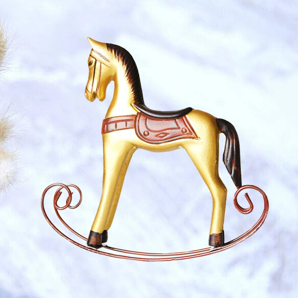 Wooden Rocking Horse Craft Small Portable Home Decor Gift for Friends Families Rocking Horse Ornament
Wooden Rocking Horse Craft Small Portable Home Decor Gift for Friends Families Rocking Horse Ornament