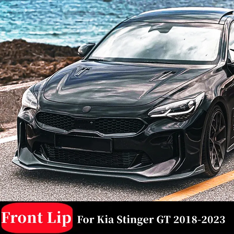 For Kia Stinger GT 2018-2023 ABS Plastic Black carbon Front Bumper Splitters Lip Car Diffuser Splitter Spoiler Body Kit Cover
For Kia Stinger GT 2018-2023 ABS Plastic Black carbon Front Bumper Splitters Lip Car Diffuser Splitter Spoiler Body Kit Cover