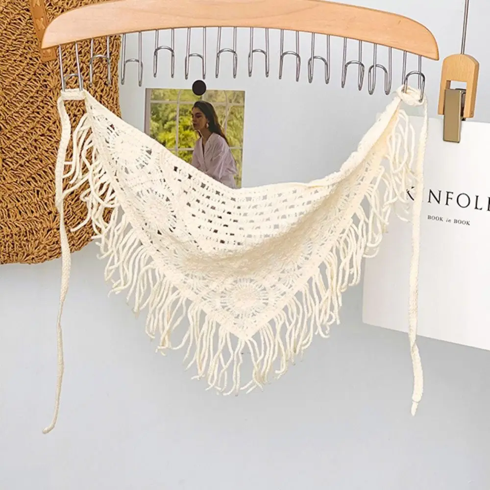 Ретро-богемный вязаный треугольный платок-тюрбан, красочная шаль в этническом стиле, пояс-шарф с бахромой, фартук-накидка для женщин
Ретро-богемный вязаный треугольный платок-тюрбан, красочная шаль в этническом стиле, пояс-шарф с бахромой, фартук-накидка для женщин