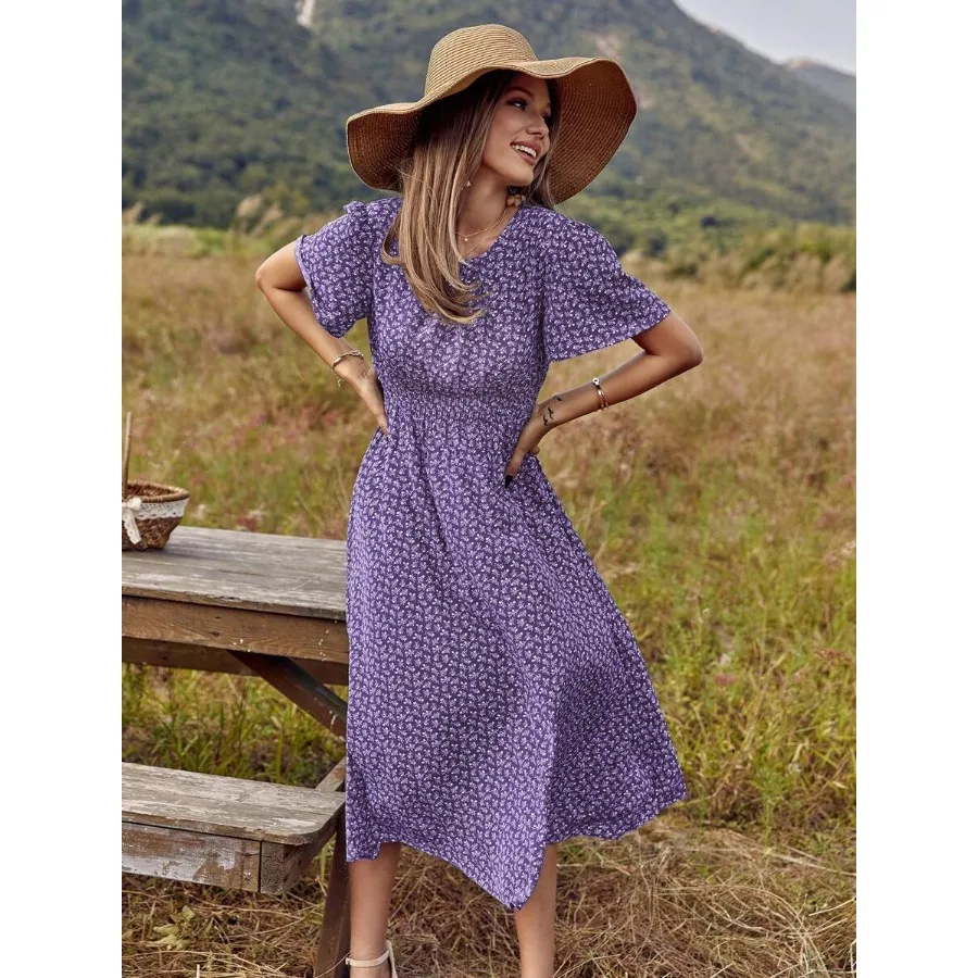 【New style】 Clasi Women's Holiday Printed Ruffle Short Sleeve Long Elegant Dress Maxi Women Outfit
【New style】 Clasi Women's Holiday Printed Ruffle Short Sleeve Long Elegant Dress Maxi Women Outfit