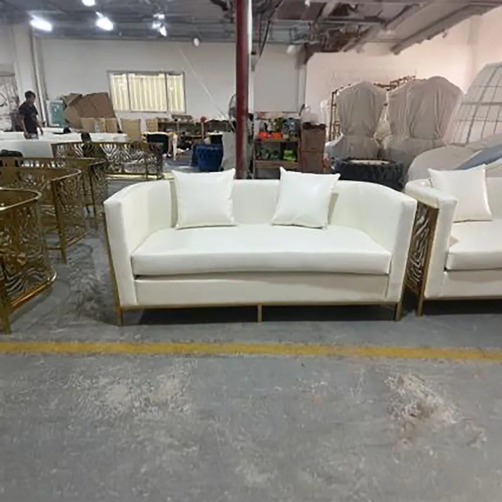 High Quality Sofa Set Luxury Couches Modern Pu Leather White Sofas Stainless steel Leg For Home Living Room Furniture
High Quality Sofa Set Luxury Couches Modern Pu Leather White Sofas Stainless steel Leg For Home Living Room Furniture