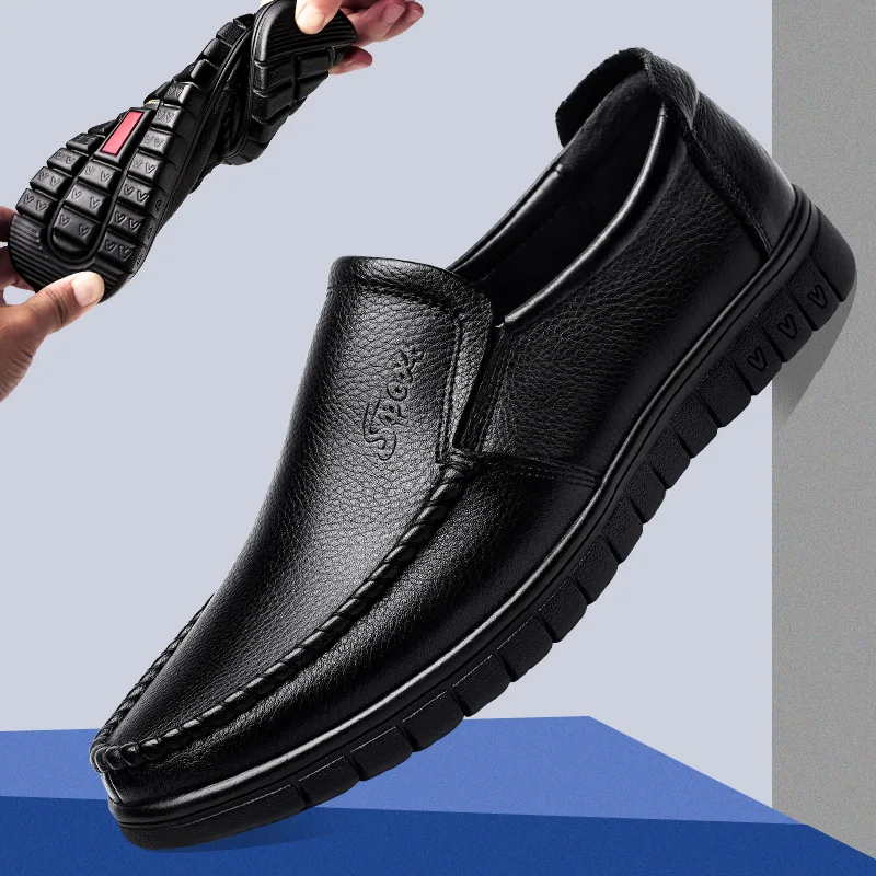 2024 New Men's Casual Shoes Slip on Lazy Leather Shoes for Men Breathable Soft High Quality Anti Odor Comfortable Leather Shoe
2024 New Men's Casual Shoes Slip on Lazy Leather Shoes for Men Breathable Soft High Quality Anti Odor Comfortable Leather Shoe