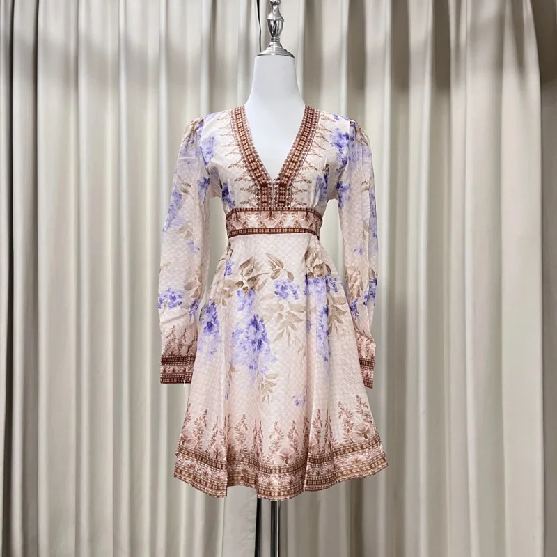 Floral Linen Women's Dress, Elegant Dresses for Beach Vacations, Party Dresses, Summer Fashion for Women, High-Quality Skirts fo
Floral Linen Women's Dress, Elegant Dresses for Beach Vacations, Party Dresses, Summer Fashion for Women, High-Quality Skirts fo